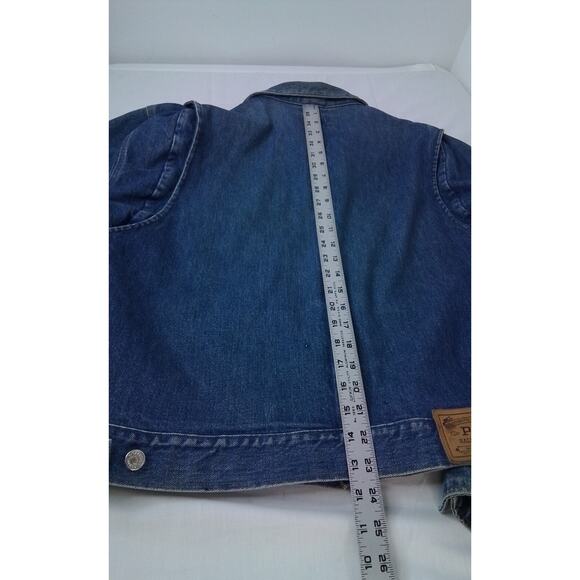 Polo Ralph Lauren USA Vintage Chore Jacket Women Large with Slash Pockets #W2604 - Picture 9 of 12